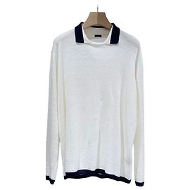 Kiton Leinenstrick mit Kragen (Grade A/XL)