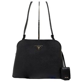 Prada Borsa a tracolla Martine in Saffiano Nera