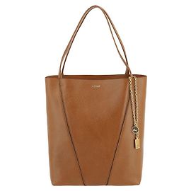 Chloé Bolsa de ombro Bos Taurus em couro de bezerro castanho