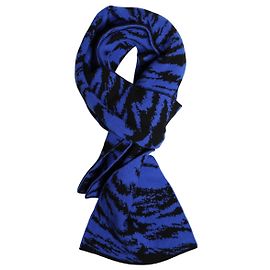 Dolce & Gabbana Sciarpa Sciarpa Collo Logo Blu Nero
