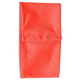 Dolce & Gabbana Sciarpa scaldacollo elastico in nylon arancione da donna