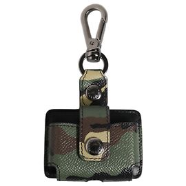 Dolce & Gabbana Custodia Airpods in pelle camouflage multicolore