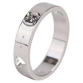 Gucci Heart Icon Ring Weißgold Größe