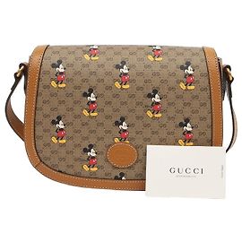 Gucci Borsa a tracolla GG Supreme con stampa Mickey Mouse