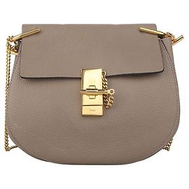 Chloé Drew Small Crossbody Bag mit goldener Kette