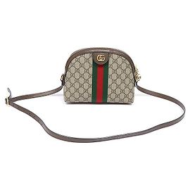 Gucci Borsa a tracolla Ophidia in tela GG Supreme con banda WEB