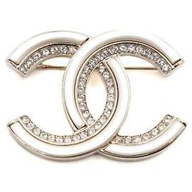 Chanel Perlen CC Logo Brosche Season