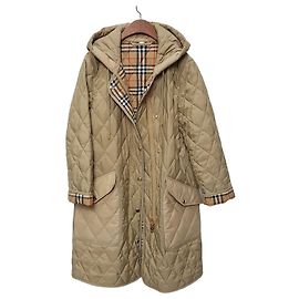 Burberry Diamond Quilted Hooded Coat
