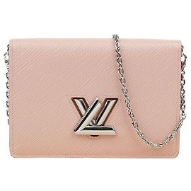 Louis Vuitton Twist Belt Wallet Crossbody Bag Pink