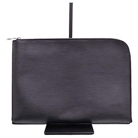 Louis Vuitton Pochette Jour GM Epi Clutch Black
