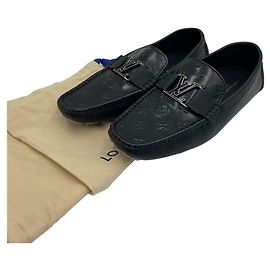 Louis Vuitton Monte Carlo Monogram Leder-Mokassins Driving Shoes