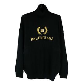 Balenciaga Rollkragenstrick Laurel Leaf