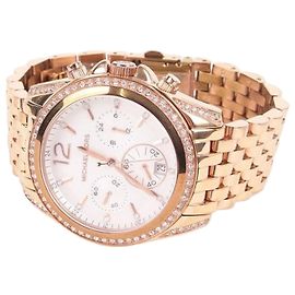 Michael Kors Orologio Chrono Pink Quartz Steel