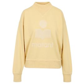Isabel Marant Sudadera Logo Yellow Ecru