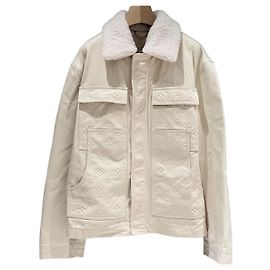 Louis Vuitton Monogram Workwear Shearling Jacket