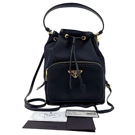Prada Saco Bucket Re Nylon Pocono Navy