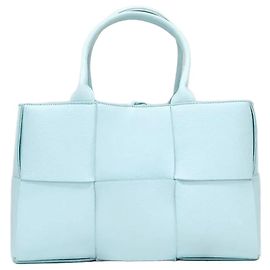 Bottega Veneta Piccola borsa tote in pelle Blu pallido