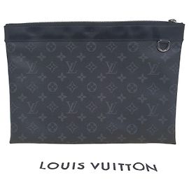 Clutch Louis Vuitton Apollo Cinzento Escuro