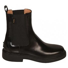 Tod's Chelsea Boots aus schwarzem Leder
