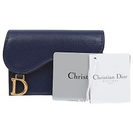 Dior Portacarte con patta Saddle