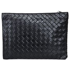 Bottega Veneta Bolsa de Mão Half Zip Intrecciato