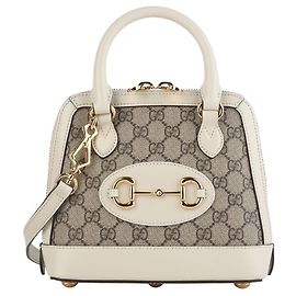 Gucci GG Supreme Horsebit Mini Crossbody mit Top Handle
