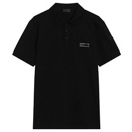 Moncler Polo in piqué di cotone con logo