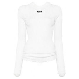 Miu Miu Seidenpullover mit Rundhalsausschnitt