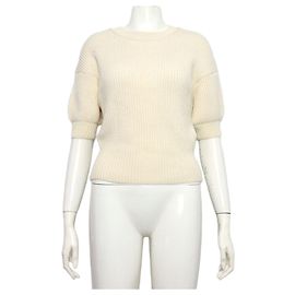 Louis Vuitton Strickpullover für Damen aus Wollmischung mit Cowhide-Logo auf der Rückseite