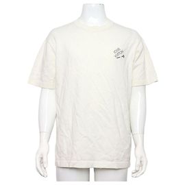 Louis Vuitton T-shirt en maille pour homme à manches courtes avec logo signature et détail de épingle en coton