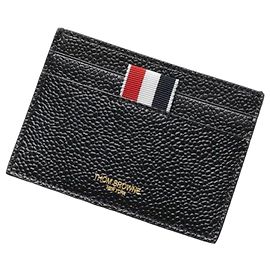 Thom Browne Pebble Grain Single Card Holder