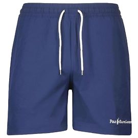 Ralph Lauren Badeshorts Blau mit gesticktem Logo