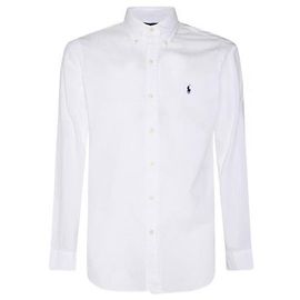 Ralph Lauren Camisa Clássica Bordada White