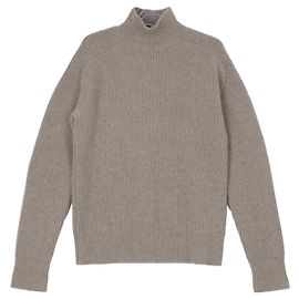 Bottega Veneta Gerippter Rollkragenpullover Gray