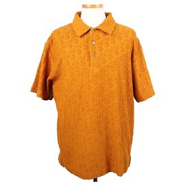 Dior Oblique Terry Cotton Polo T-Shirt XL