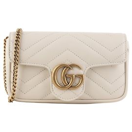 Gucci Borsa a tracolla super mini GG Marmont matelassé