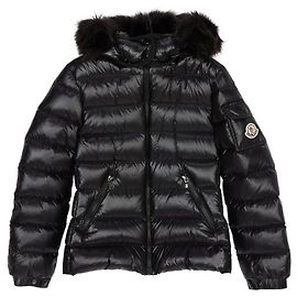 Moncler Veste Matelassée Noire Brillante