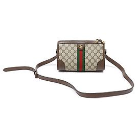Gucci WEB Ophidia Messenger Clutch Crossbody Bag