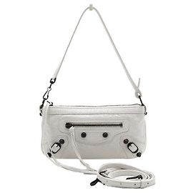Balenciaga Borsa tote e borsa a tracolla White Le City Pouch On Strap Crossbody