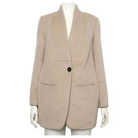 Brunello Cucinelli Pink LAMA Cashmere Coat Women's Jacket