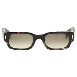 Alexander Mcqueen Sonnenbrille aus braunem Acetat