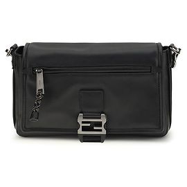 Fendi Black Calf Leather Bos Taurus Shoulder Bag