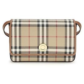 Burberry Portafoglio in poliuretano beige