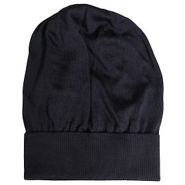 Dolce & Gabbana Gorro de inverno de malha de lã preto sólido
