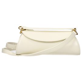 Jil Sander Beige Lederhandtasche