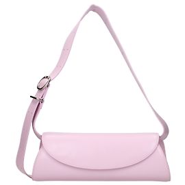 Jil Sander Borsa crossbody in pelle rosa
