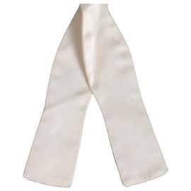 Dolce & Gabbana Papillon regolabile in % seta bianca da uomo