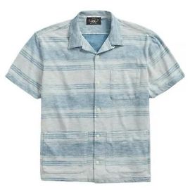 Camicia Polo Ralph Lauren a righe indigo in cotone