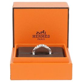 Hermès Anel Small Chantal Encheini Silver