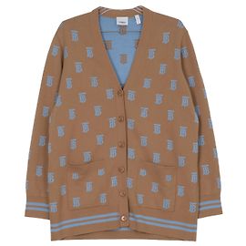 Burberry Tamanho do cardigan monograma